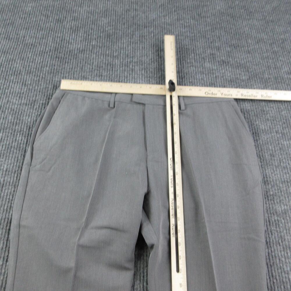 Legend Pants Womens 34 Gray Slim Tapered Pleated Dress Trouser Stretch 34x28 NWT - Picture 6 of 16